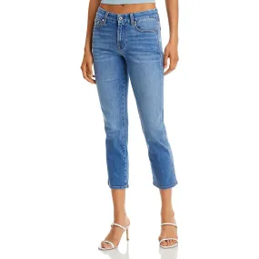 7 For All Mankind Womens Kimmie High-Rise Ankle Cropped Pants