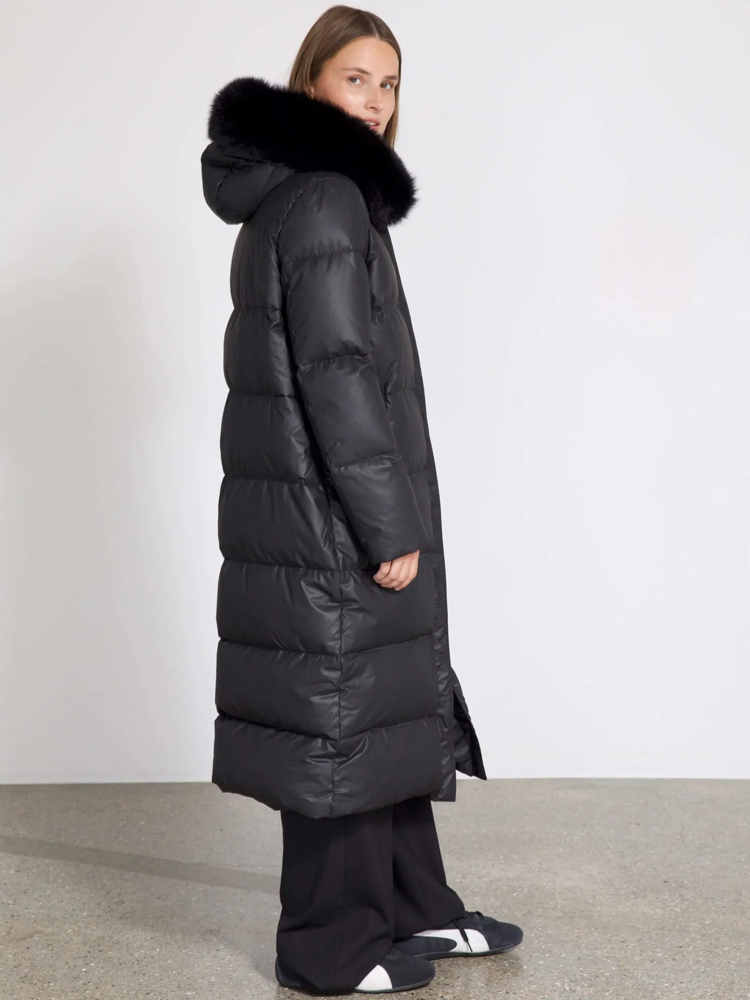 ALVA PUFFER COAT - BLACK