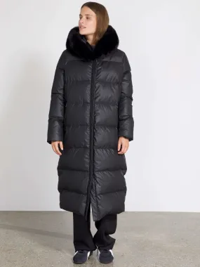 ALVA PUFFER COAT - BLACK