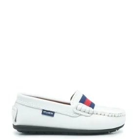 Atlanta Mocassin White Ribbon Loafer