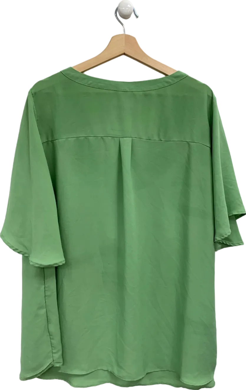 Avenue Green Flowy Top UK 22-24