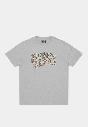 BBC Duck Camo Arch Logo T-Shirt - Heather Grey