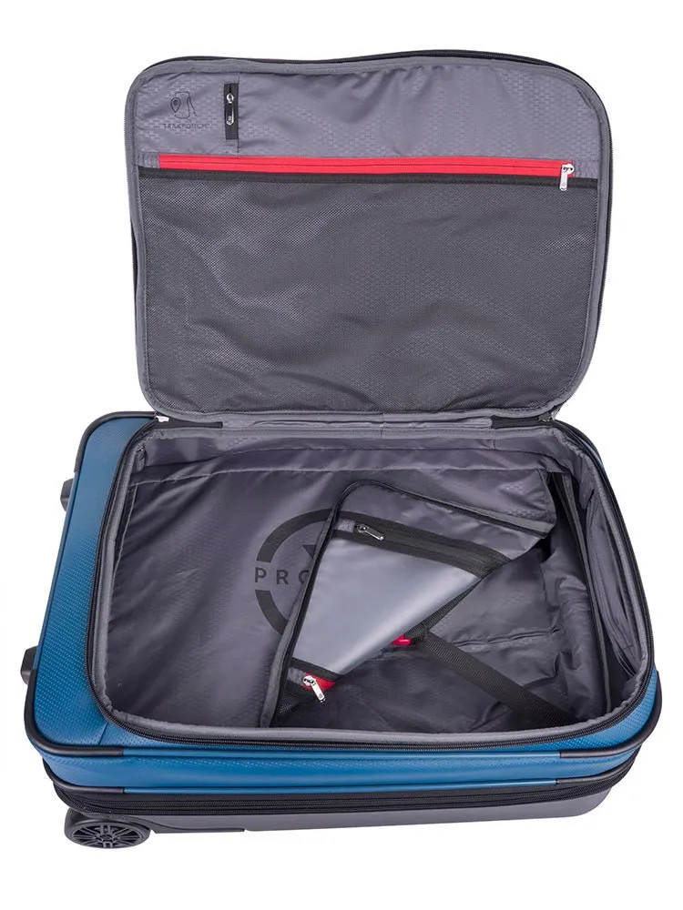 Cellini Pro X 2 Wheel Carry-On Pullman with Oversized Fastline Wheels | Blue