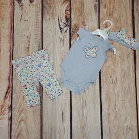 CLEARANCE LITTLE ME BUTTERFLY PANT SET