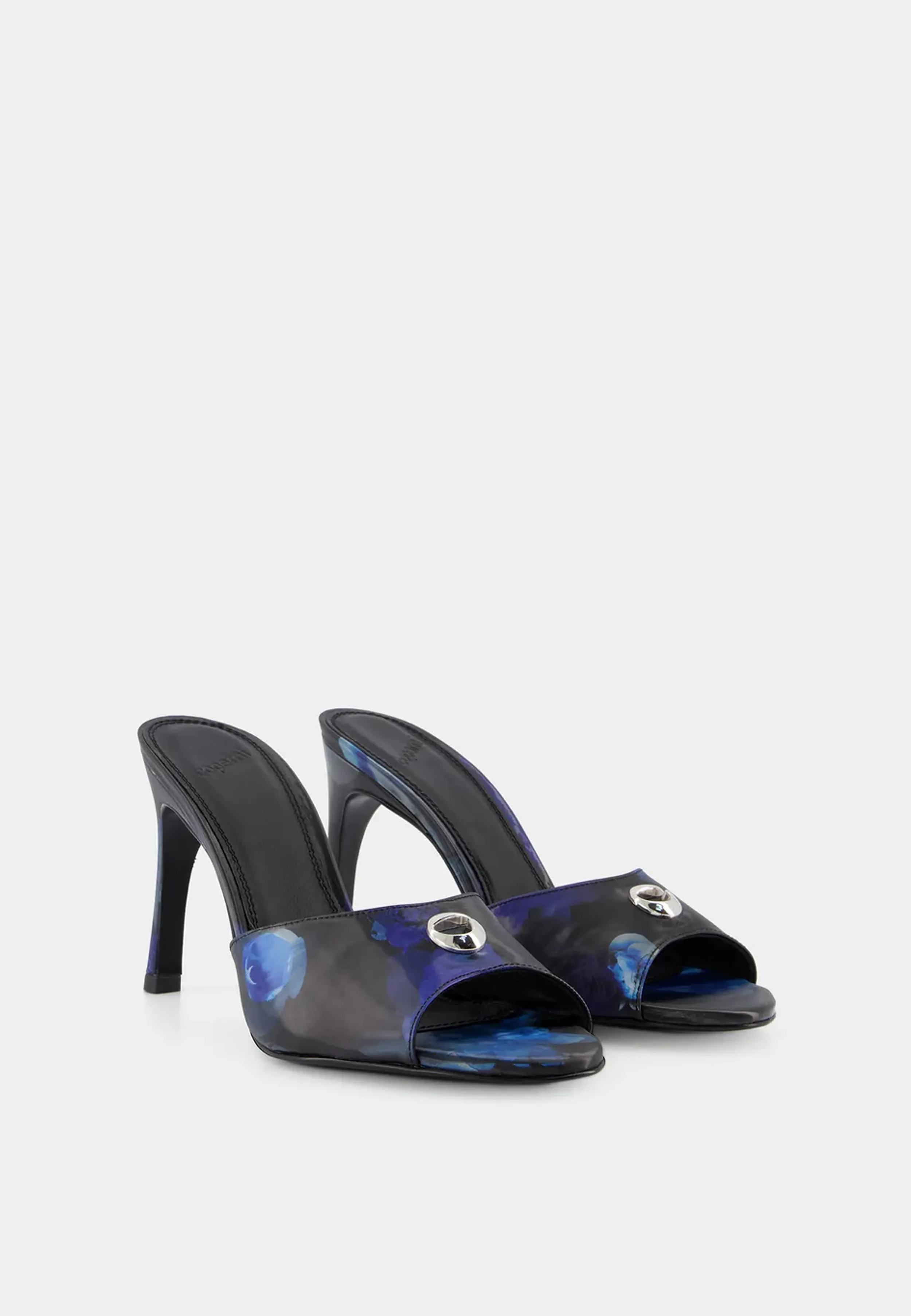 Coperni Holographic Logo Mule - Blue/Black