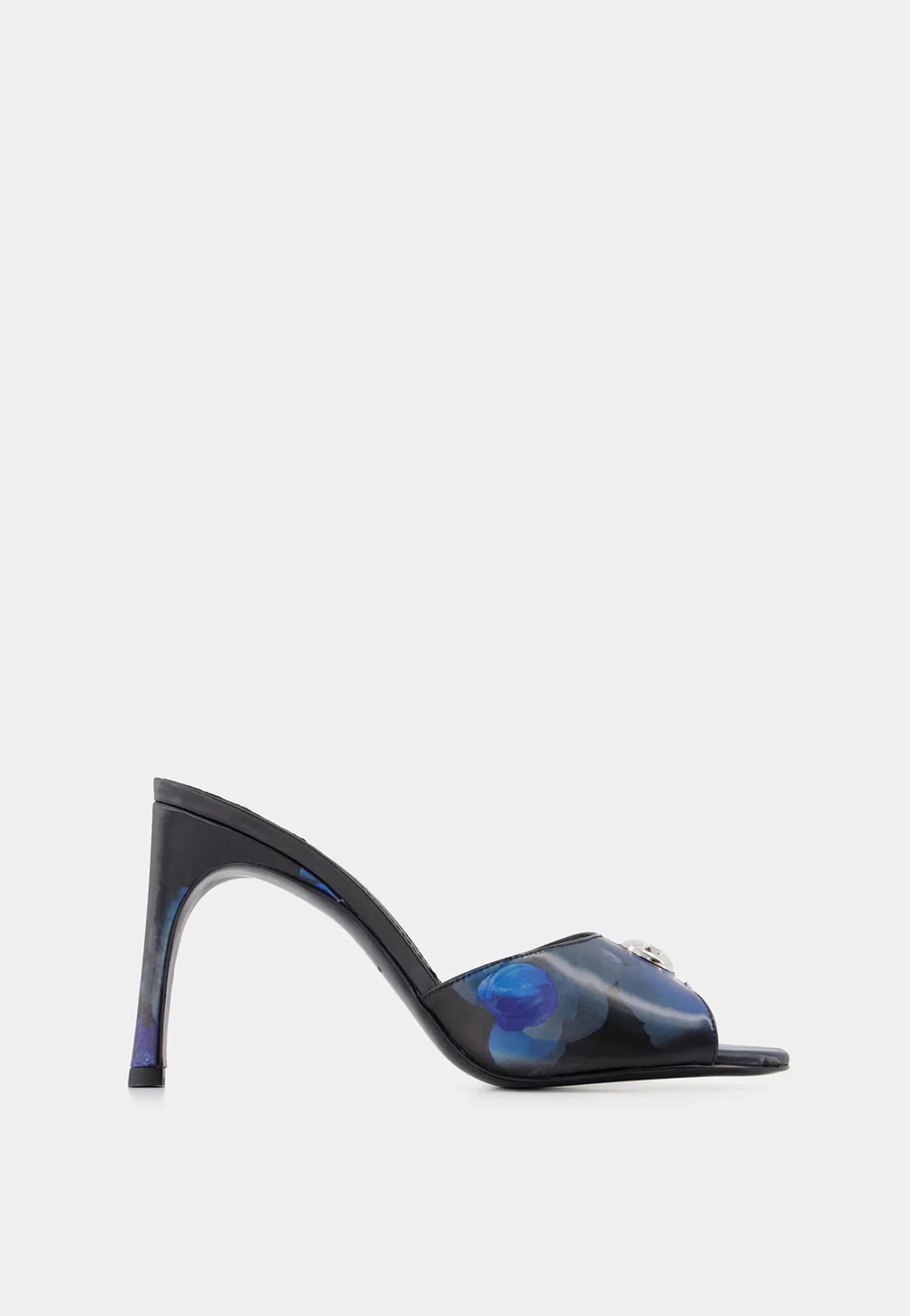 Coperni Holographic Logo Mule - Blue/Black