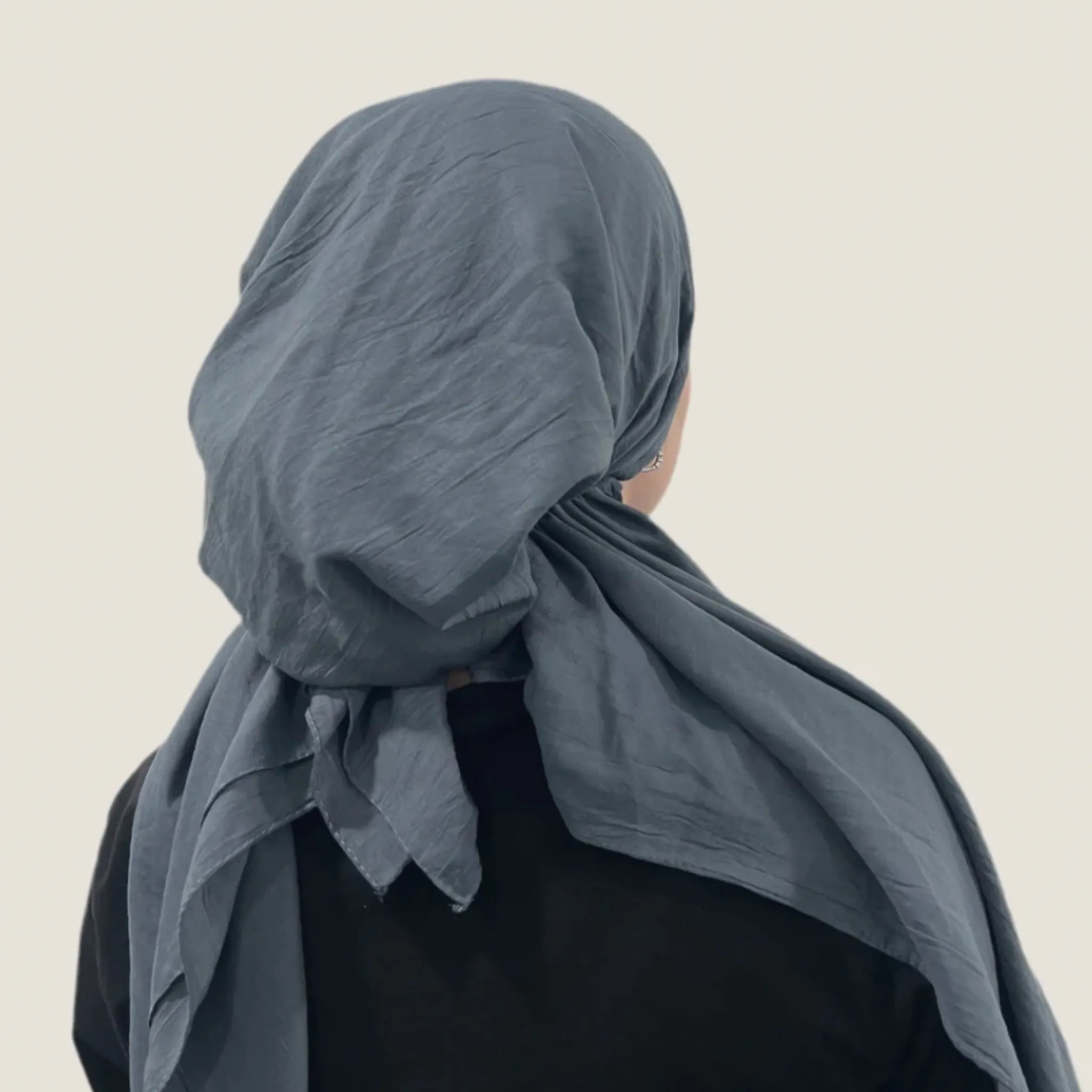 Cotton Solid Pretied Headscarf by Valeri new