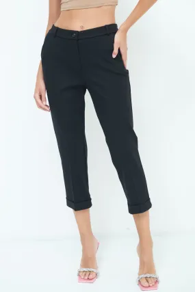 Cropped pleated pants wholesale