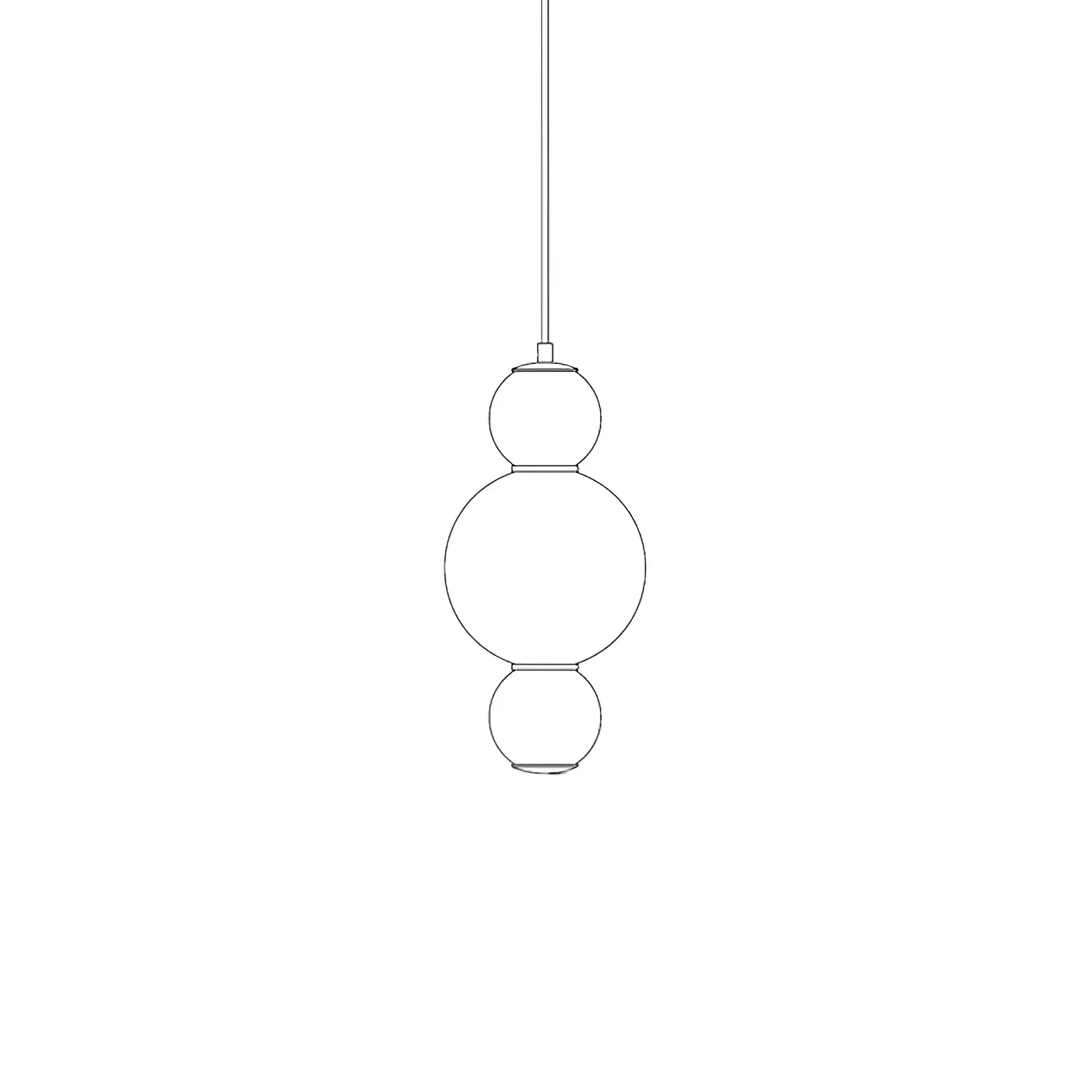 Double Globe Pendant Lamp