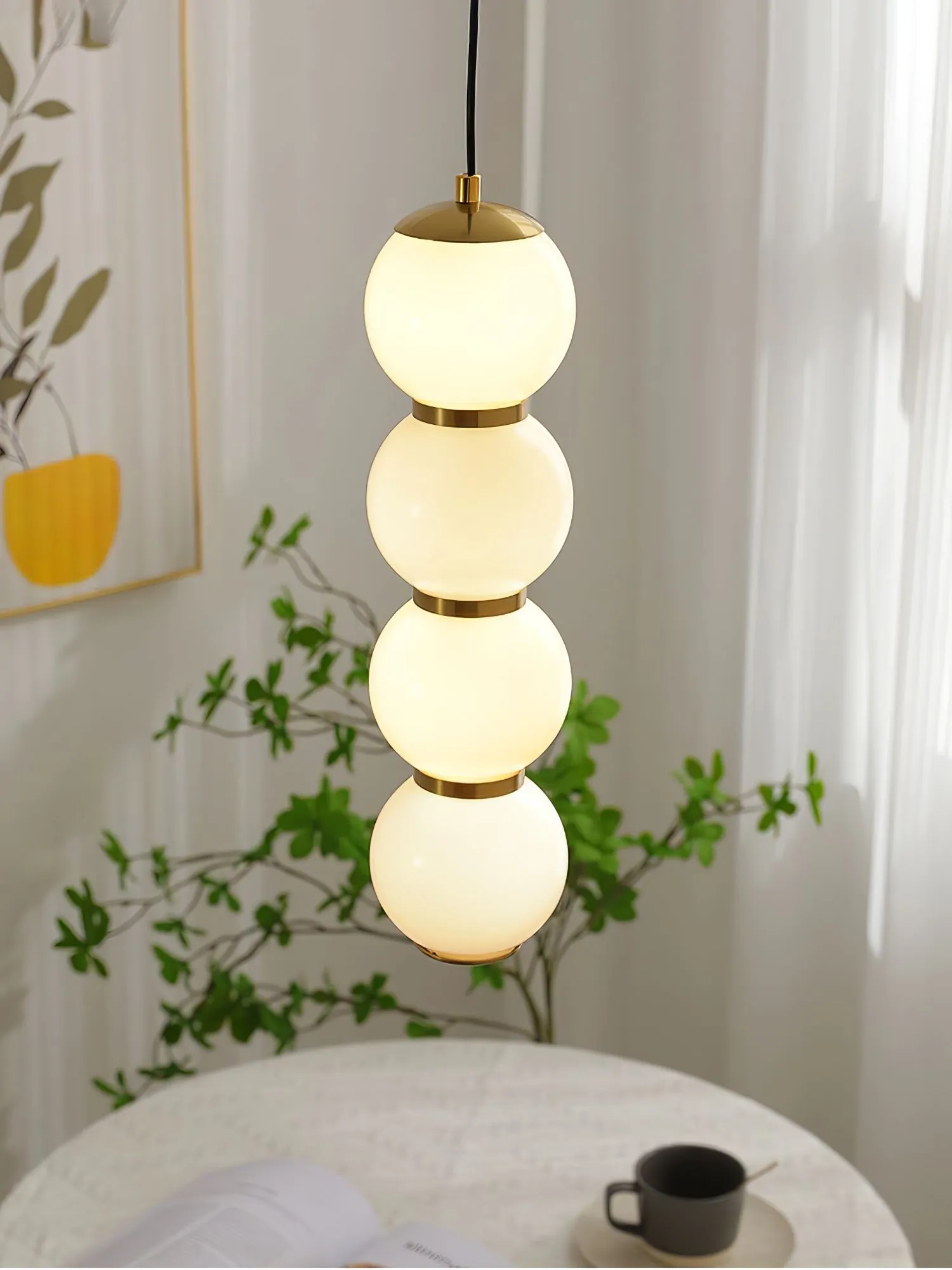 Double Globe Pendant Lamp