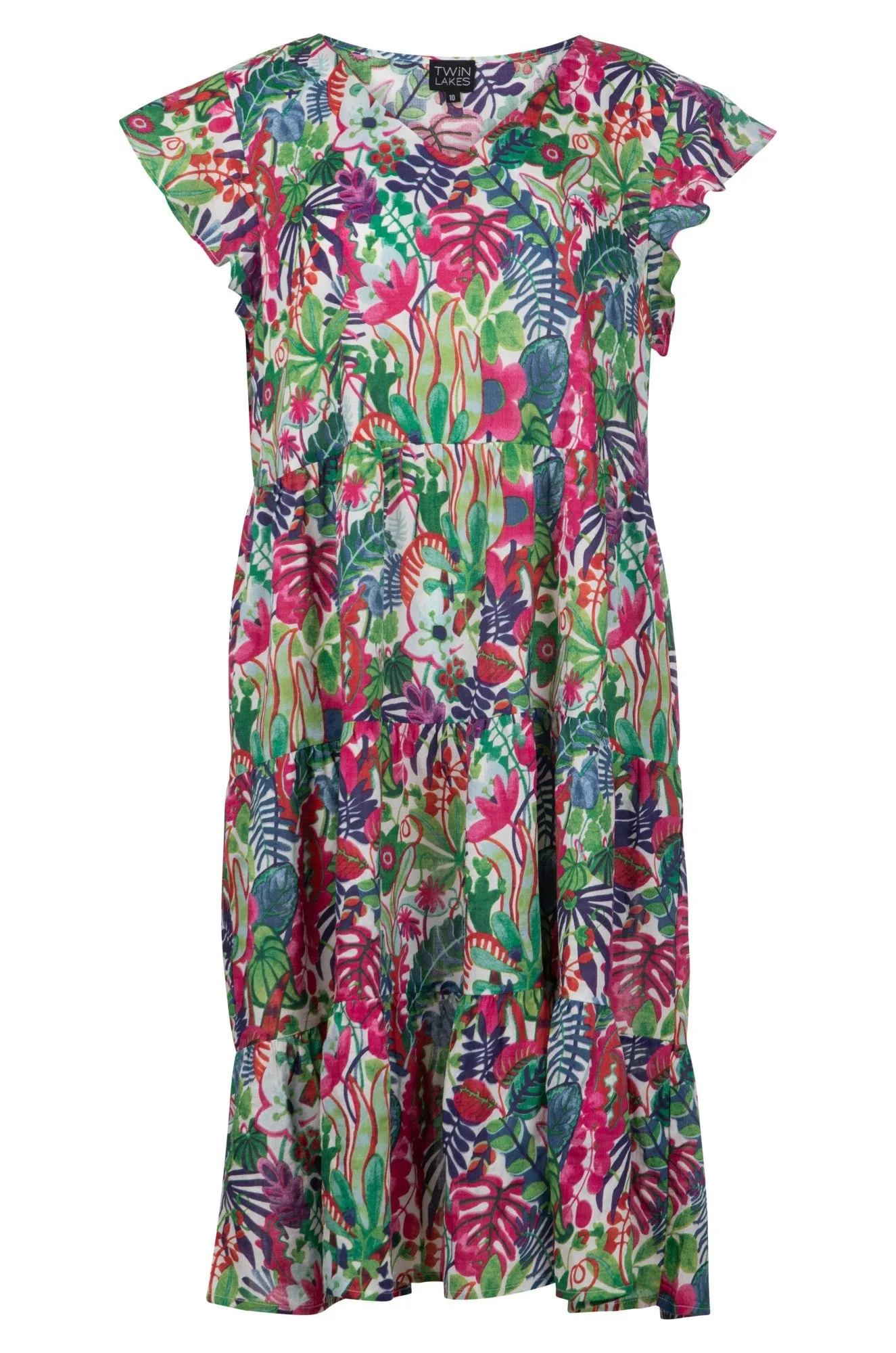 Dress | Green Cerise Jungle | 6534A1