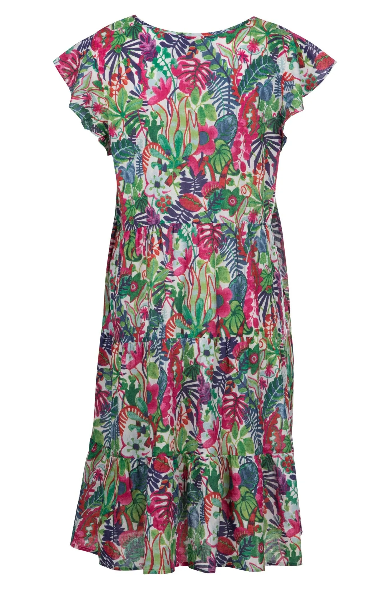 Dress | Green Cerise Jungle | 6534A1