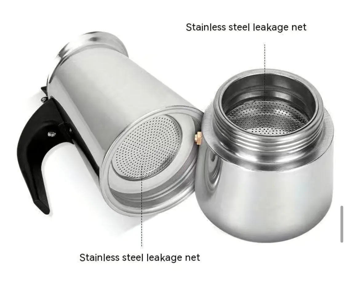 Espresso Maker Stainless Steel Moka Pot Italian Coffee Moka