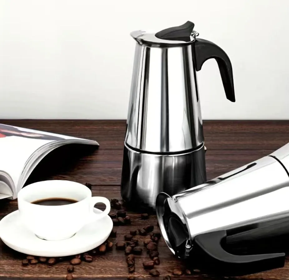 Espresso Maker Stainless Steel Moka Pot Italian Coffee Moka