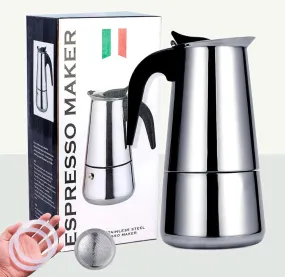 Espresso Maker Stainless Steel Moka Pot Italian Coffee Moka