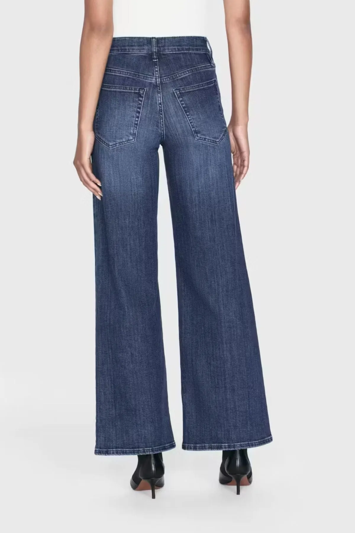 Frame Denim Le Slim Palazzo - Thunderstorm