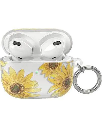 Golden Garden | Yellow Sunflower AirPods Case