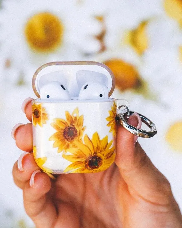 Golden Garden | Yellow Sunflower AirPods Case