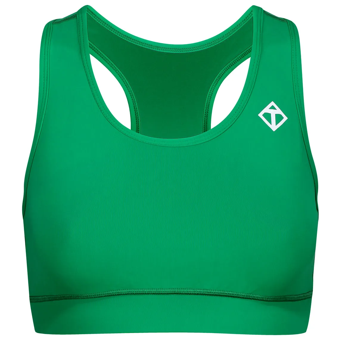 Green Racer Back Bra