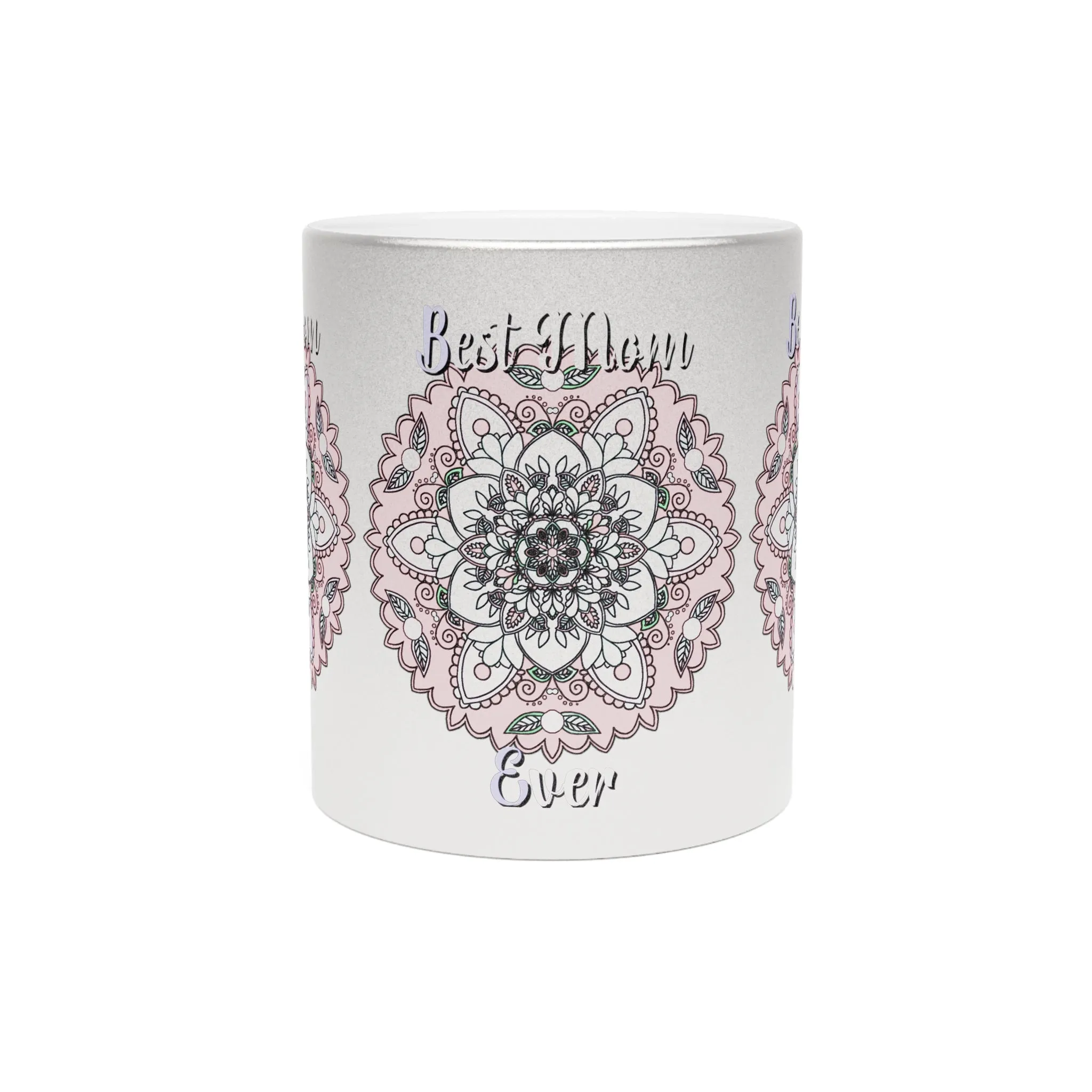 Handmade Mandala Metallic Mug - Perfect Mom Birthday Gift