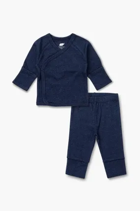 Hello Baby Set_Navy Blue Heather