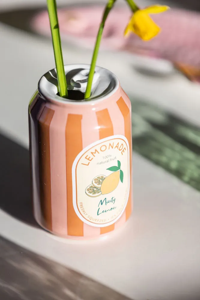 Lemonade Can Vase