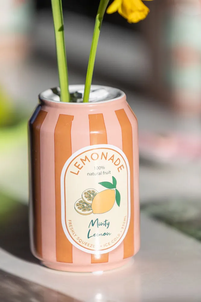 Lemonade Can Vase