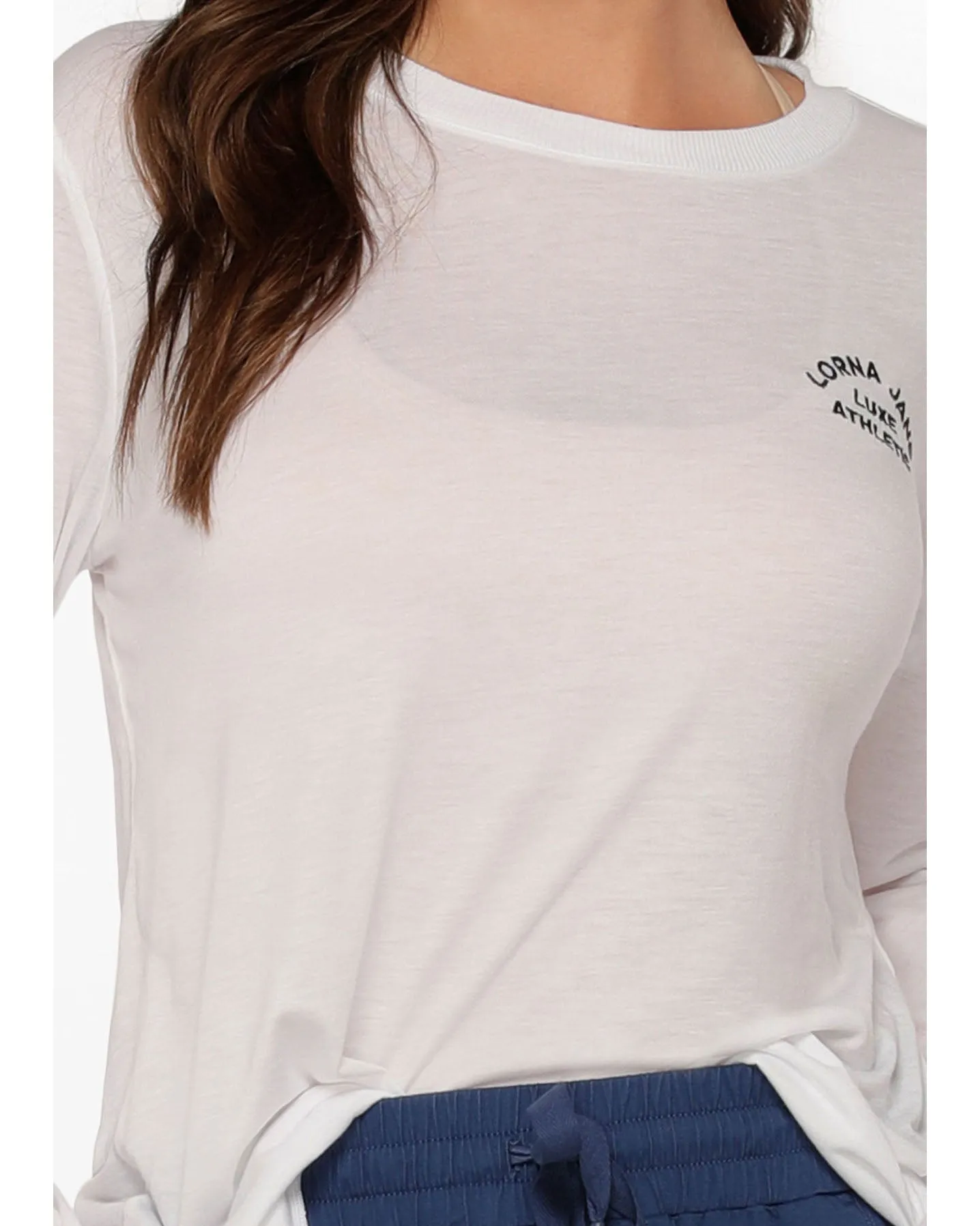 Lorna Jane Lotus Long Sleeve Top - White