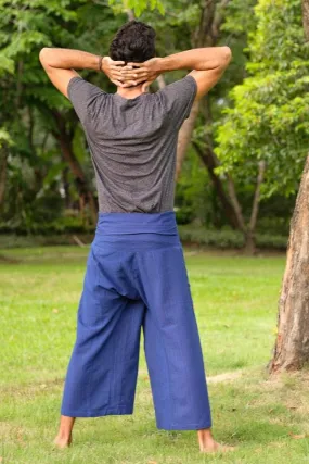 Men's Royal Blue Fisherman Pants