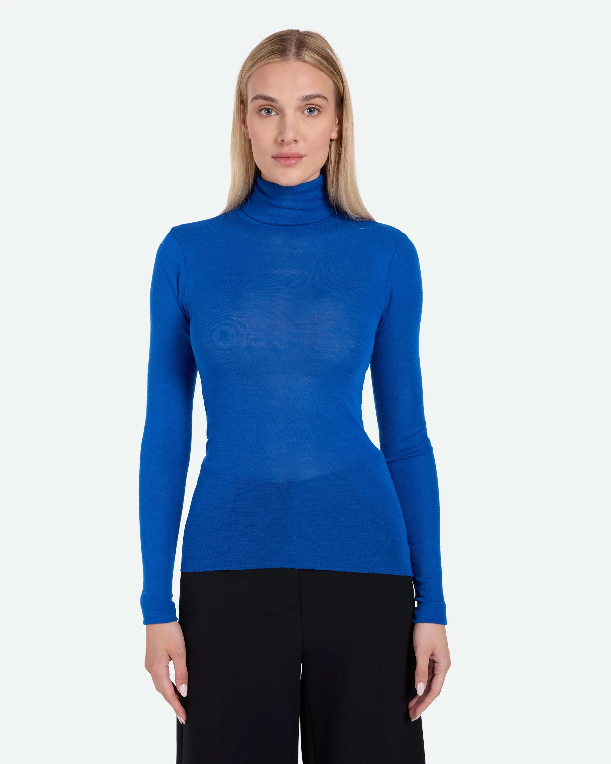 Pernilles 3736 Turtleneck - Lapis Blue