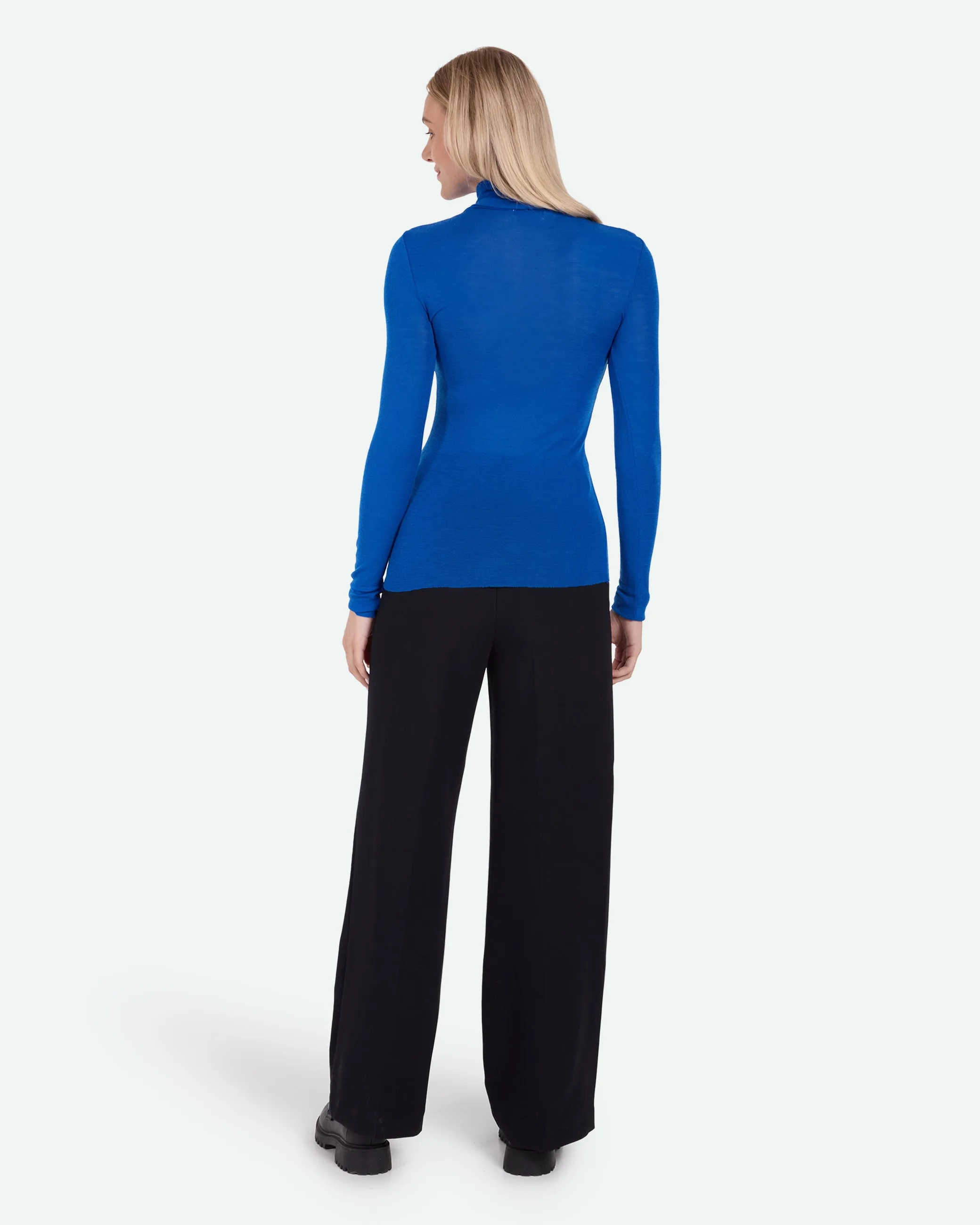 Pernilles 3736 Turtleneck - Lapis Blue