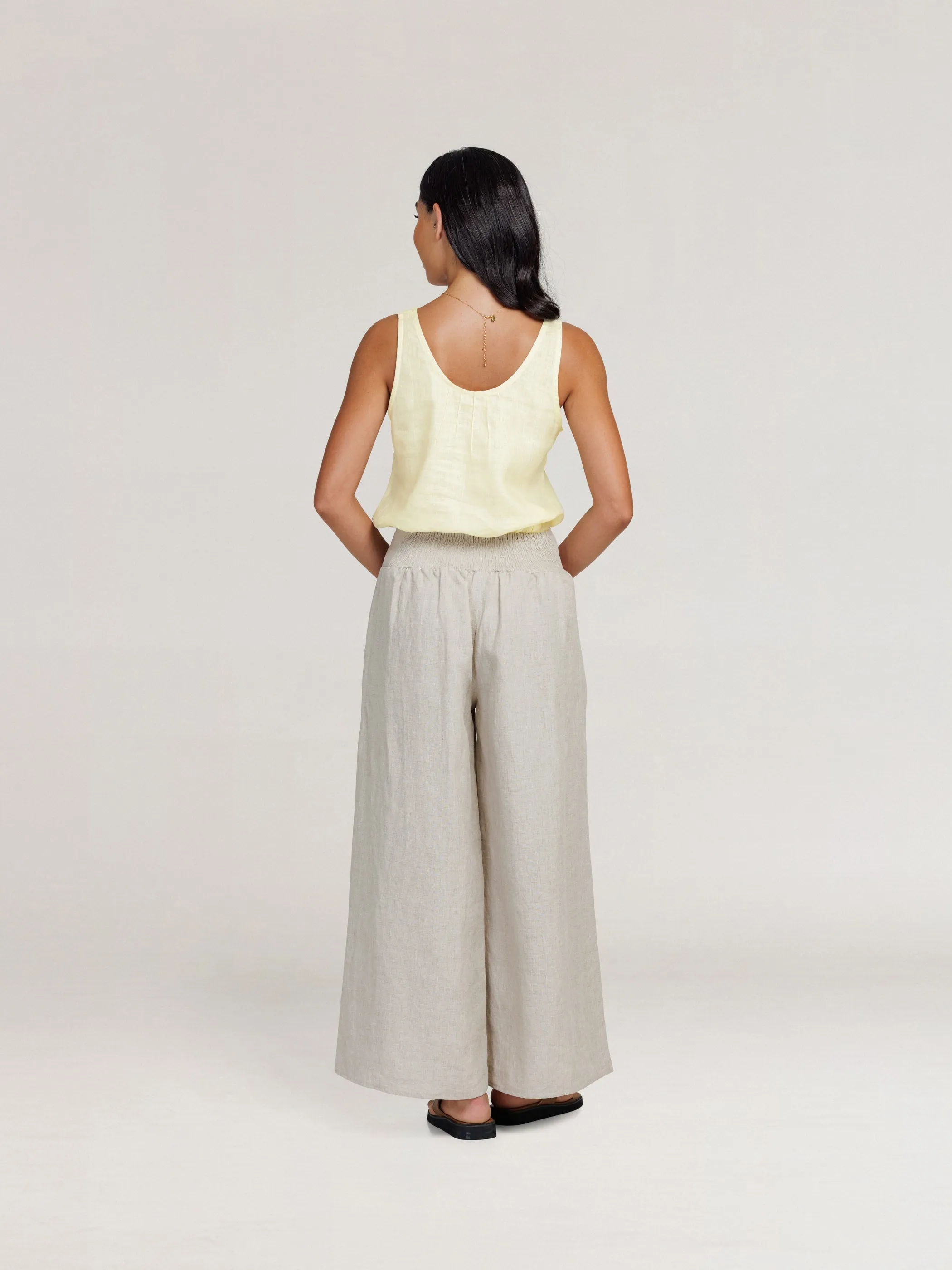 Portillo Linen Pants Flax