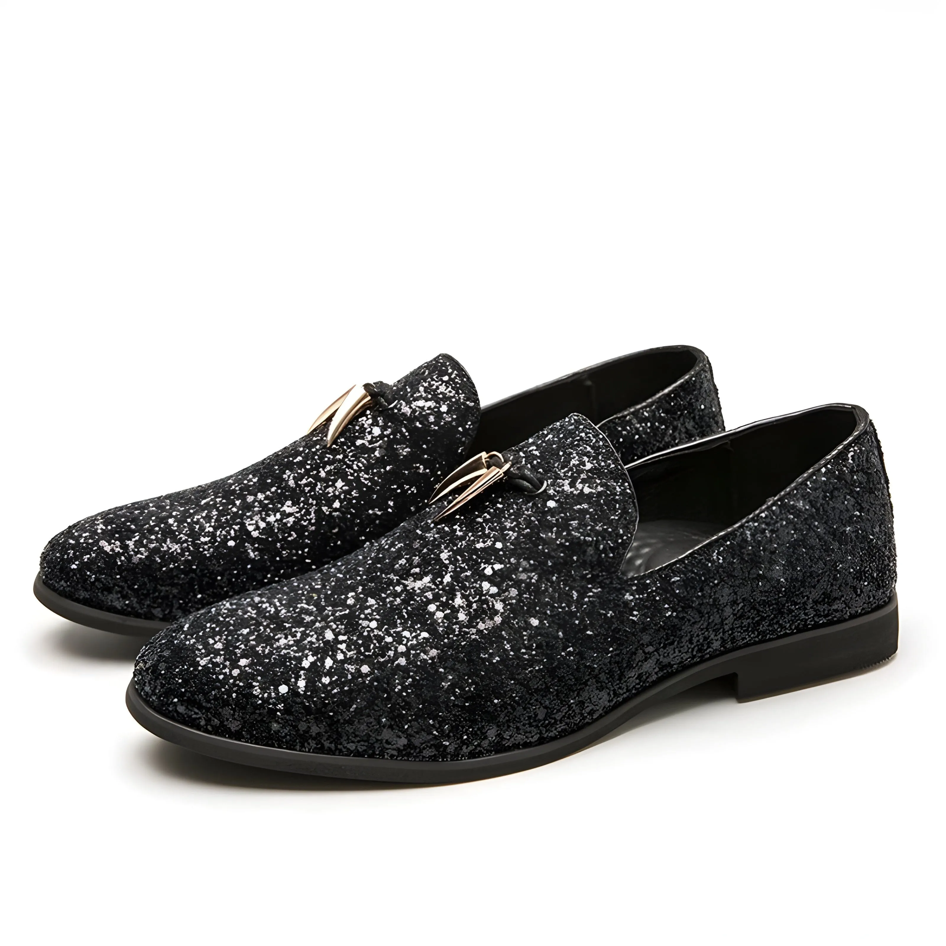 The Aurelius Crystal Penny Loafers - Multiple Colors