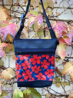 Topsy Bag -Orange Flowers