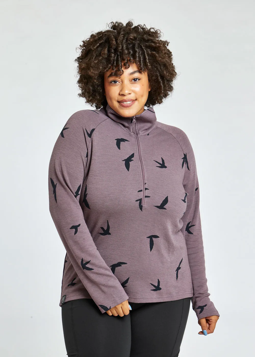 Wazzie Wool Jacquard Half Zip