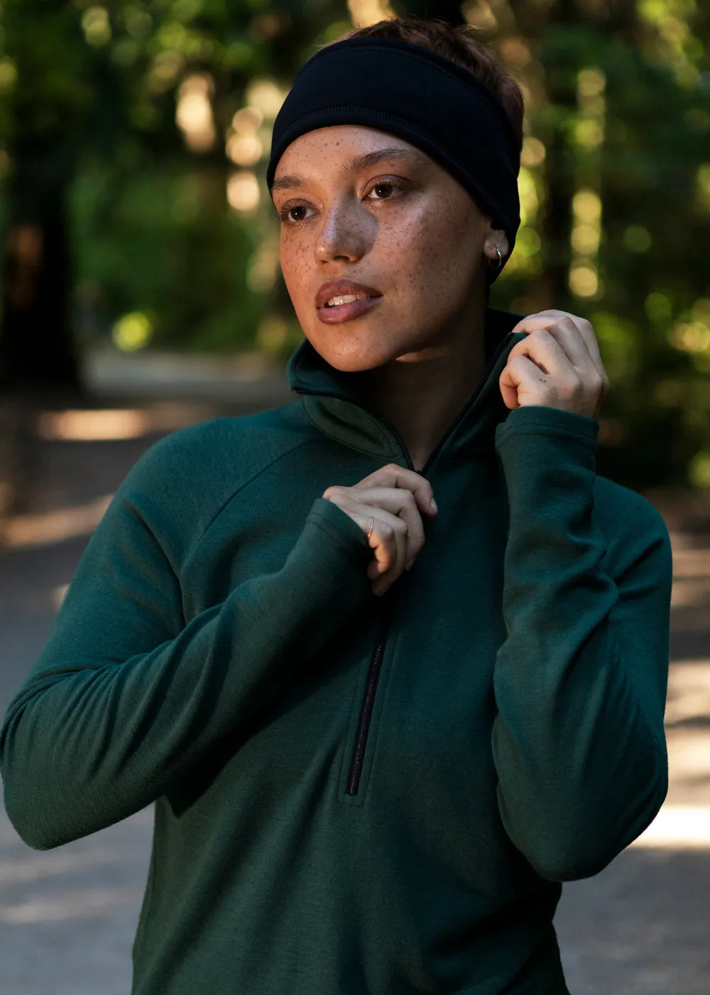 Wazzie Wool Jacquard Half Zip