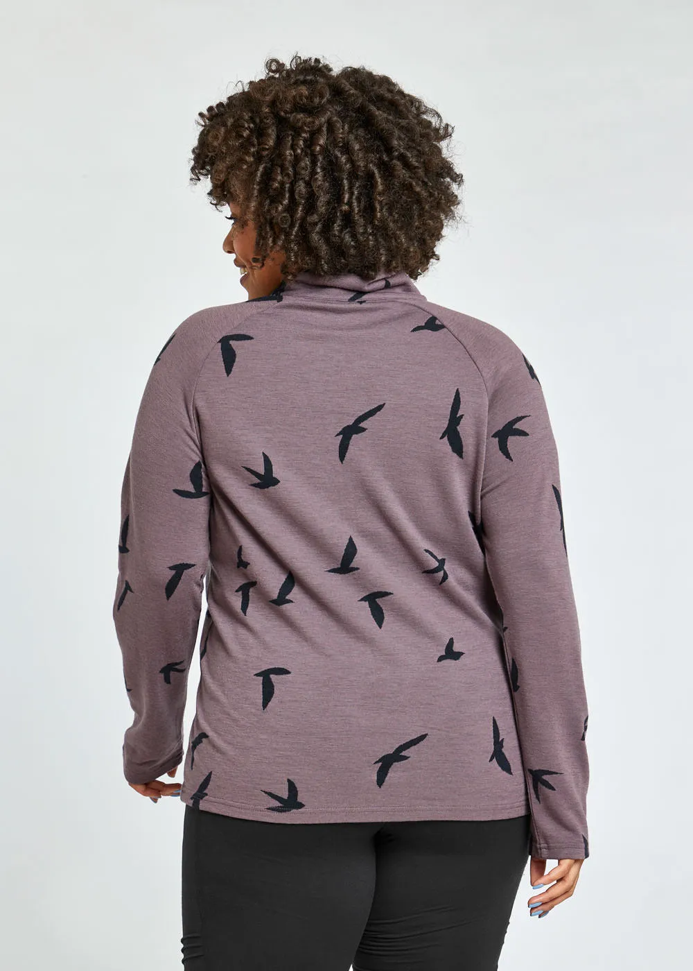 Wazzie Wool Jacquard Half Zip