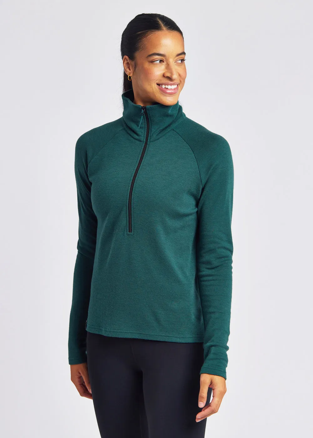 Wazzie Wool Jacquard Half Zip