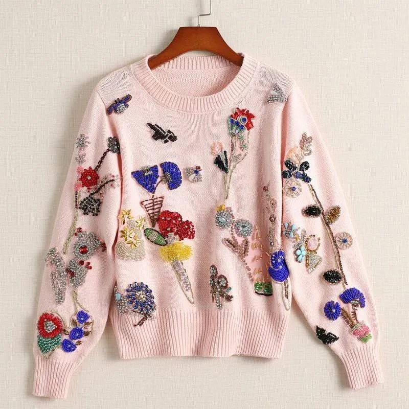 Winter Women Luxury Brand Runway Sweater